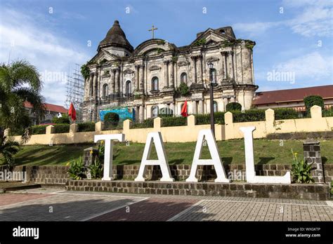 Philippines' and Asia's largest heritage church in Taal, Batangas .